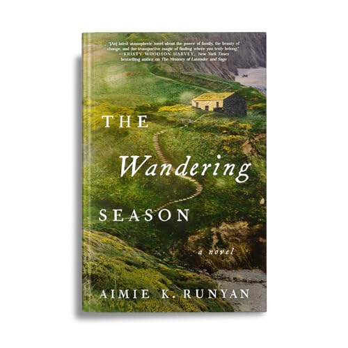 Book cover with a winding path leading to a stone building.