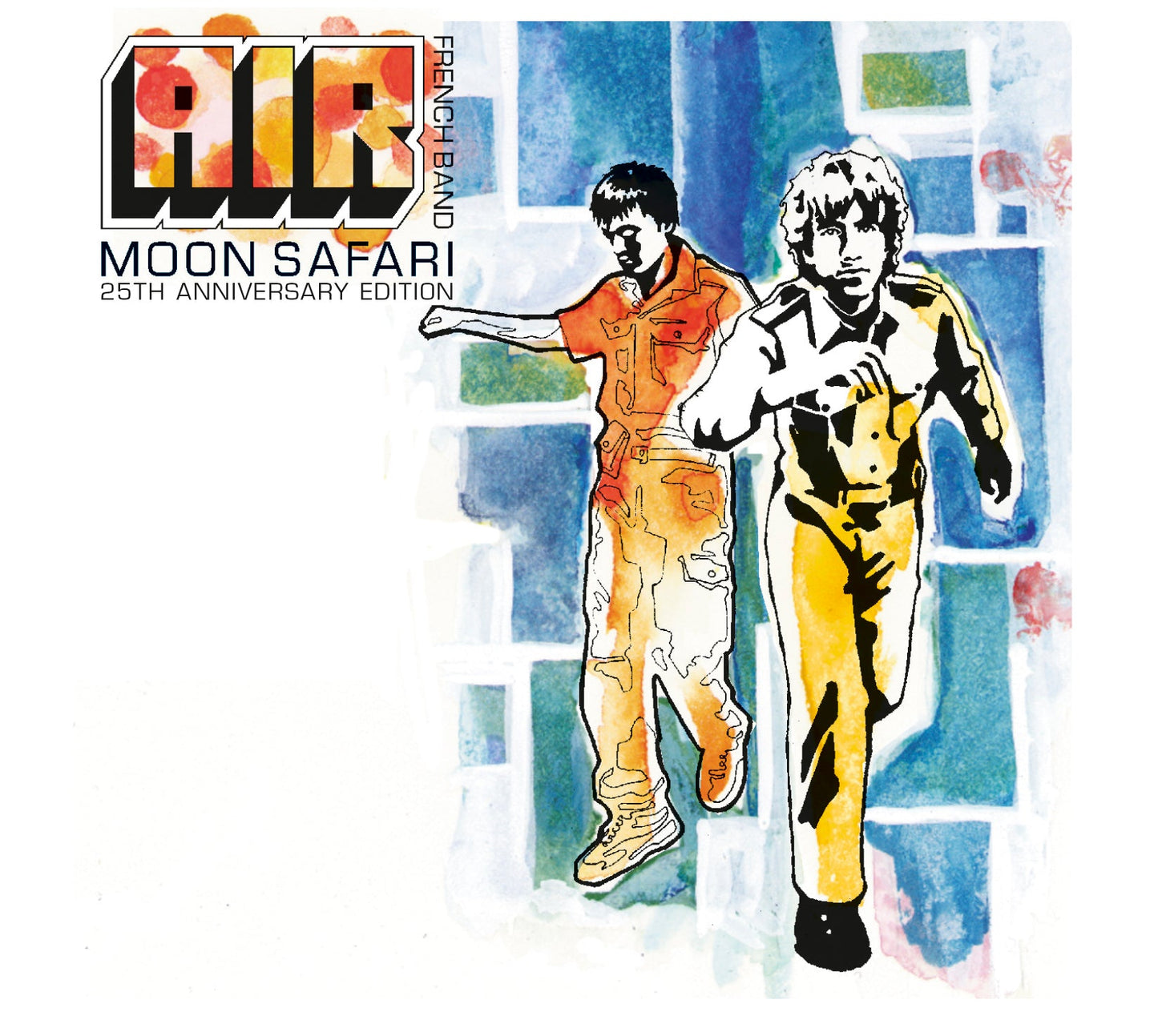CD case for Air’s “Moon Safari” 25th Anniversary edition, featuring abstract art.