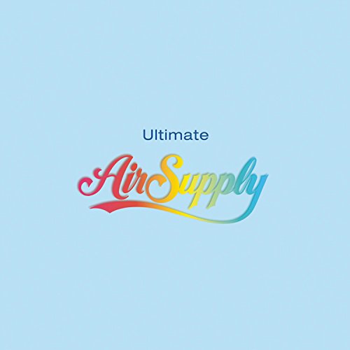 Air Supply "Ultimate" CD cover, colorful logo on light blue background.