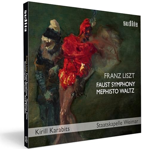 CD cover for Franz Liszt’s Faust Symphony and Mephisto Waltz.