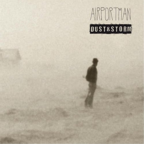 Vinyl record cover: a lone figure walking into a hazy, blurred landscape.