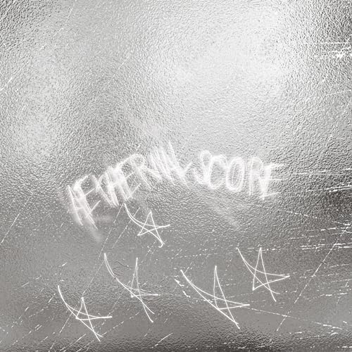 Silver album cover with white text reading "Aethernal Score" and star shapes.