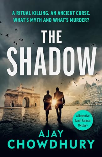Book cover: “The Shadow” with two figures walking towards a distant archway.