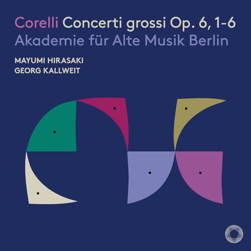 CD cover for Corelli’s Concerti Grossi Op. 6 by Akademie Fur Alte Musik Berlin.