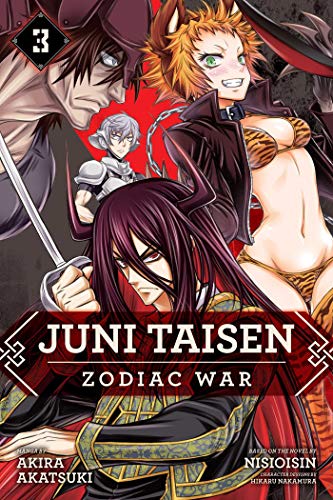 Manga cover for "Juni Taisen: Zodiac War Volume 3" featuring illustrated characters.