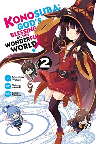 Manga volume 2 cover featuring anime-style characters and magical circles.