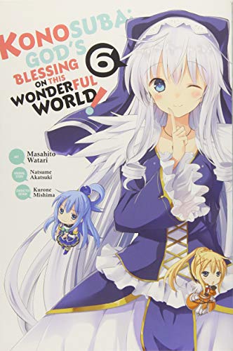 Manga volume 6 cover featuring a girl with long white hair and blue outfit.
