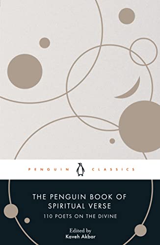 Book cover for The Penguin Book of Spiritual Verse with abstract circles on background.