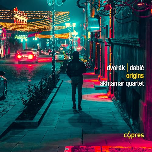 CD cover: man walking toward lit street with album title text.