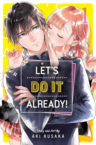 Manga cover featuring two young people in school uniforms, close together.