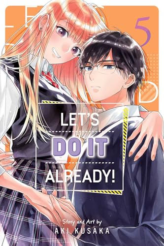 Manga volume cover with two young people in school uniforms embracing.