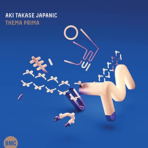 CD cover: abstract figures in pale yellow and purple on blue background.