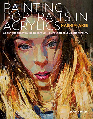 Book cover featuring a colorful, textured acrylic portrait of a woman.