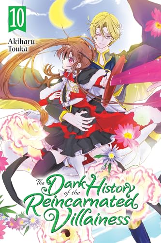 Manga volume 10 cover with two anime-style characters and floral designs.