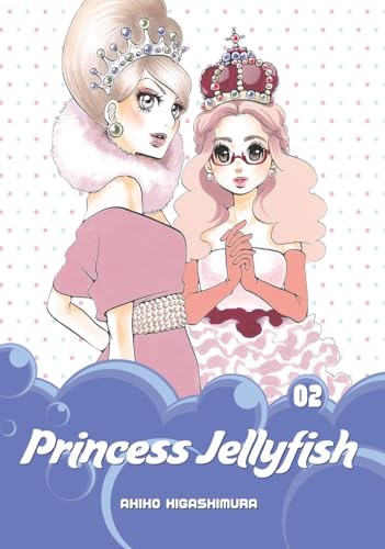 Manga cover featuring two women with crowns and pink dresses.