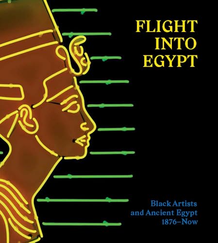 Book cover: profile of Egyptian figure in gold on black background.