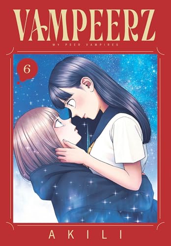 Vampeerz, Volume 6" cover: two young people embrace under a starry sky.