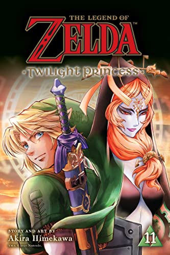 Manga cover featuring Link and Midna from The Legend of Zelda: Twilight Princess.
