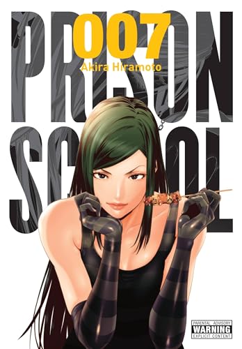 “Prison School” volume 7 cover: a woman with long dark hair and black gloves.
