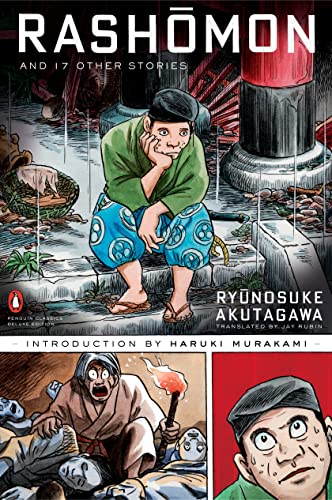 Book cover for "Rashomon and Seventeen Other Stories" by Ryunosuke Akutagawa.