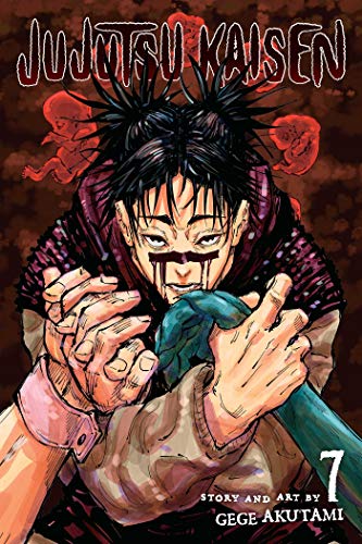 Jujutsu Kaisen volume 7 cover featuring Yuji Itadori with a distressed expression.