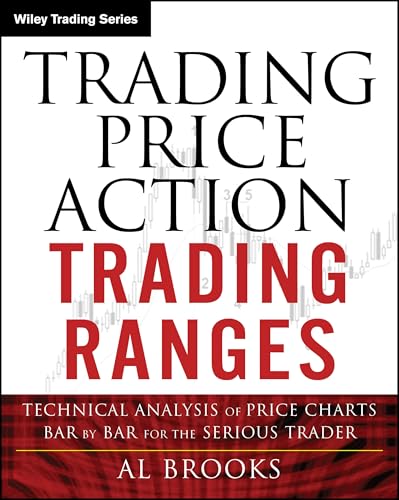 Book cover with bold red and white text: "Trading Price Action Trading Ranges".