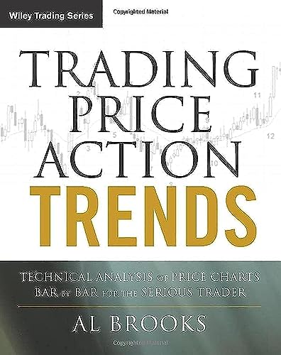 Book cover: "Trading Price Action Trends" with candlestick chart background.