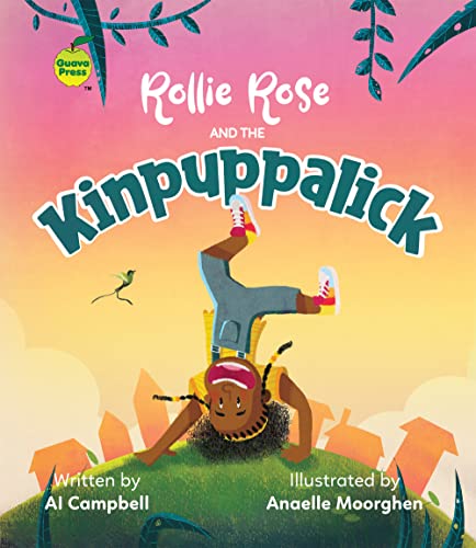 Book cover: girl doing a handstand with a colorful, illustrated background.