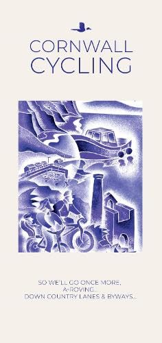 Book cover showing blue-toned illustration of cyclists, a boat, and a coastal landscape.