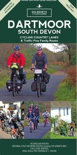 Cover of a cycling guide featuring photos of people riding bicycles on country roads.