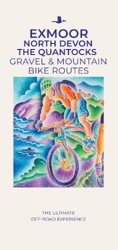 Book cover depicting a cyclist on a colorful, hilly landscape.