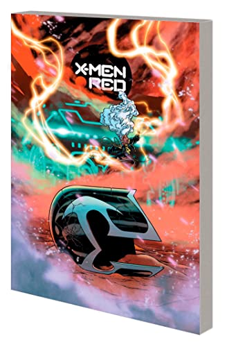 X-Men Red Vol. 2 book cover: Storm amidst energy and a helmet.