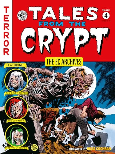 Vintage comic book cover featuring skeletons, a crypt keeper, and horror imagery.