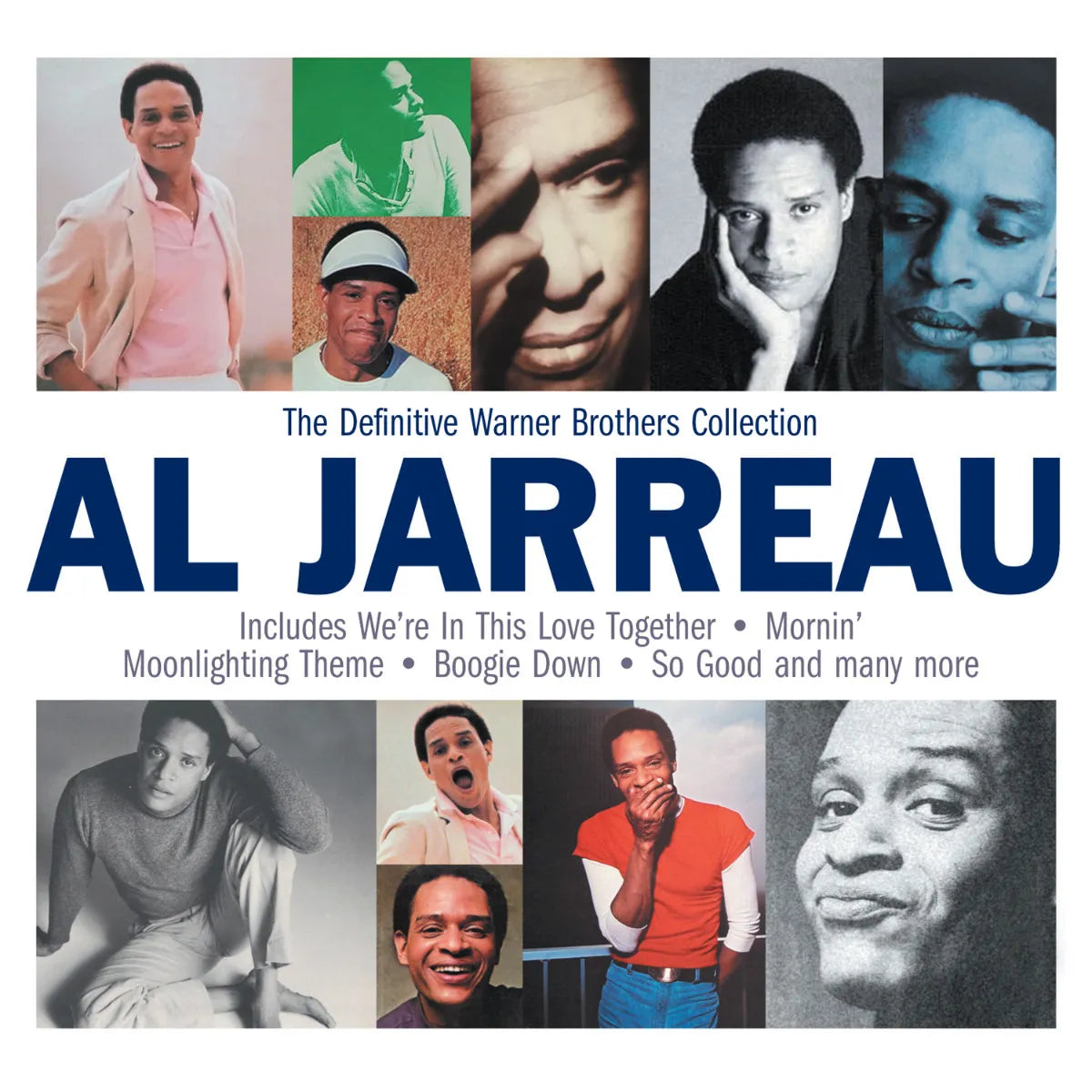 Album cover featuring a collage of Al Jarreau portraits with the artist's name prominently.