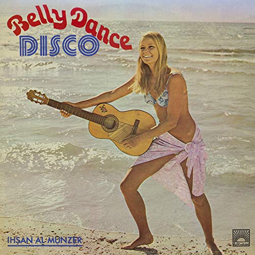 Album cover with a blonde woman holding a guitar on a beach.