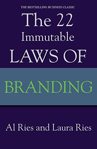 Book cover: "The 22 Immutable Laws of Branding" by Al Ries and Laura Ries.