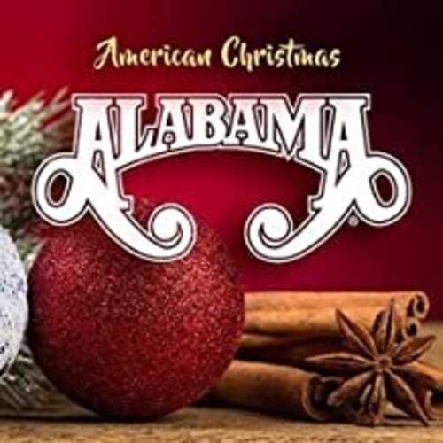 Alabama “American Christmas” CD cover with festive decorations.