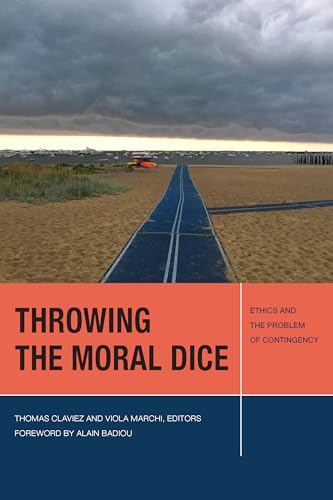 Book cover: beach scene with text “Throwing the Moral Dice.”