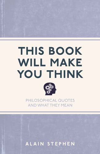 Book cover with text, gears forming a head, and author’s name.