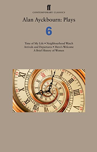 Book cover: Alan Ayckbourn plays collection with a clock image.