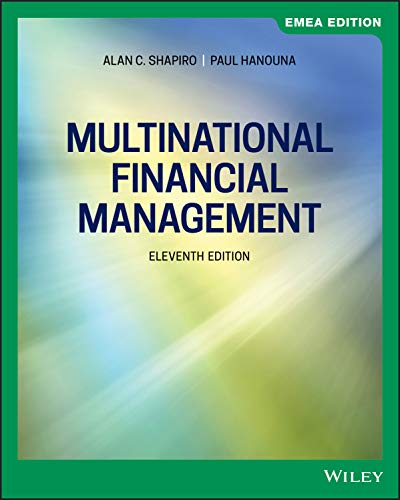 Textbook cover for "Multinational Financial Management," eleventh edition.
