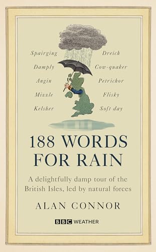 Book cover: illustrated map of Britain with rain and word labels.