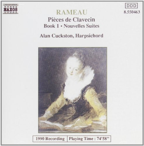 CD cover for Rameau’s Pieces de Clavecin featuring a portrait of a woman.