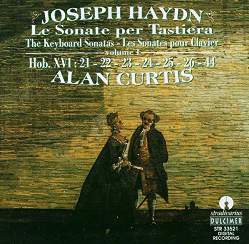 CD cover with classical music theme, featuring 18th-century couple and white text overlay.