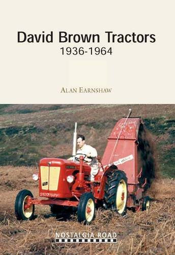 Book cover featuring a red David Brown tractor working in a field.