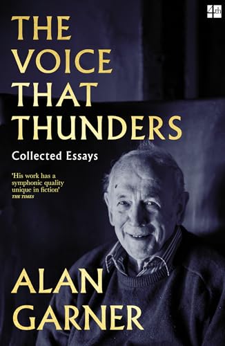 Book cover featuring a portrait of author Alan Garner, with gold text.