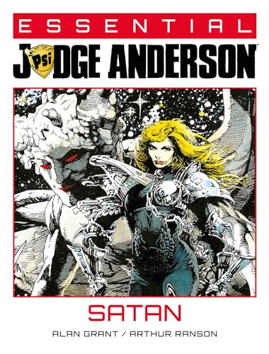 Comic book cover featuring Judge Anderson and a demonic figure.