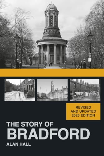 Book cover featuring Bradford’s City Hall and historical photographs.