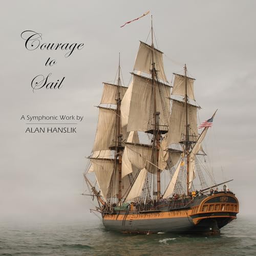 Tall sailing ship with white sails against a cloudy sky.