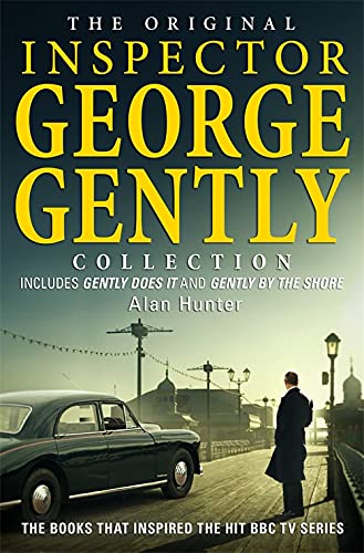 Book cover for “The Original Inspector George Gently Collection” with a car and man.